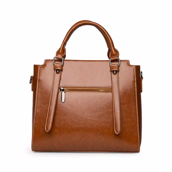 Classic Women Contrast Color Leather Shoulder Handbags Bag for Women Female Ladies Hand Bags