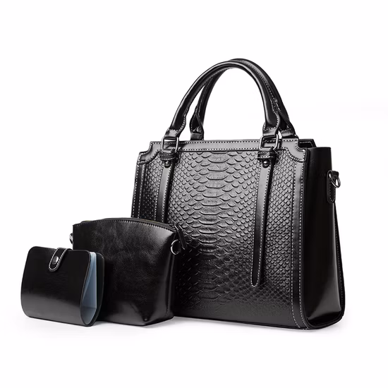 Classic Women Contrast Color Leather Shoulder Handbags Bag for Women Female Ladies Hand Bags