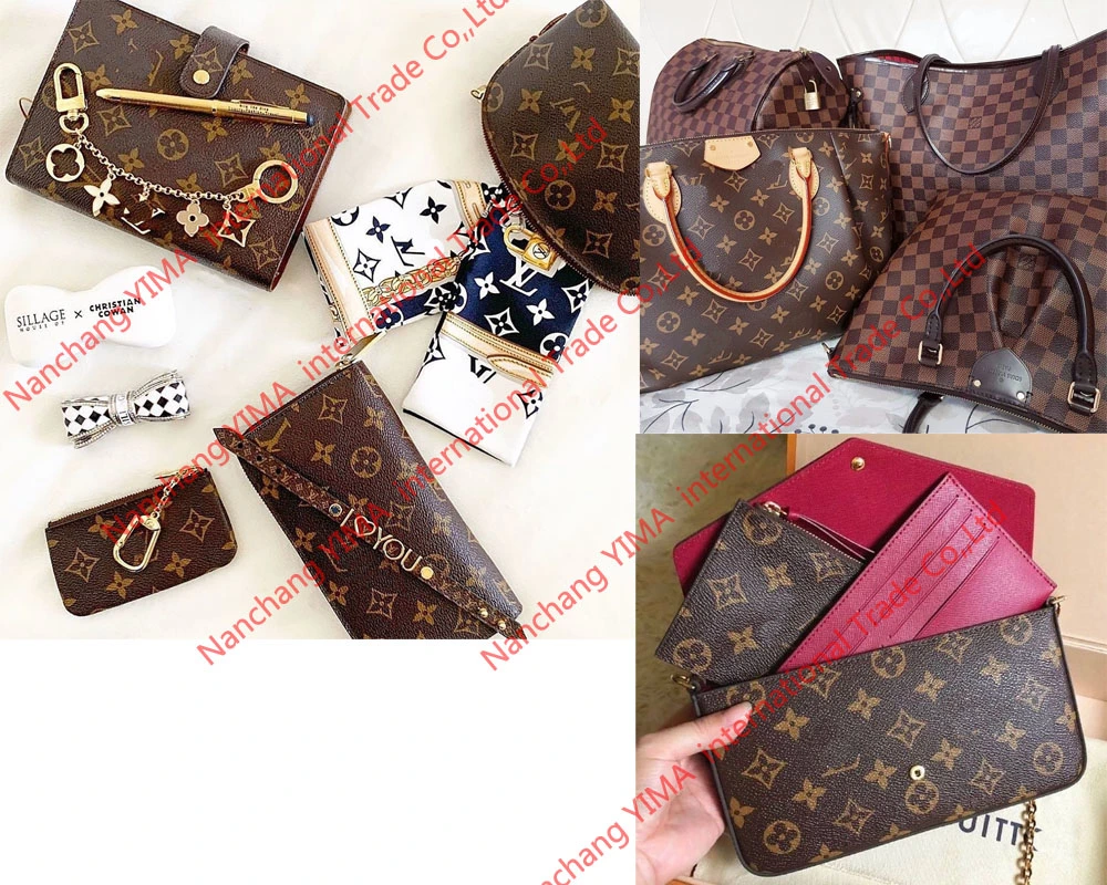 Wholesale Luxury Brand Genuine Leather Gucci′′s Printed with Logo Neverfull Handbag Replica Women Designer Handbags