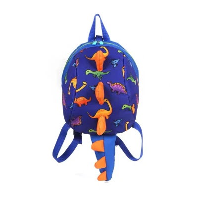 Neuer heißer Verkauf neuer modischer niedlicher Kleinkind-Rucksack, individuell gestaltete Kinderschultasche, Cartoon-Oxford-Stoff-Rucksack für Kinder, dunkelblaue Mini-Rucksäcke